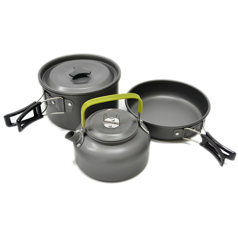 Aluminum Camping Cookware Set - Image 5