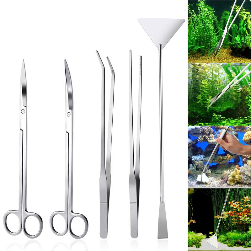 Aquascaping Tools Stainless Steel (5pcs) - Image 6