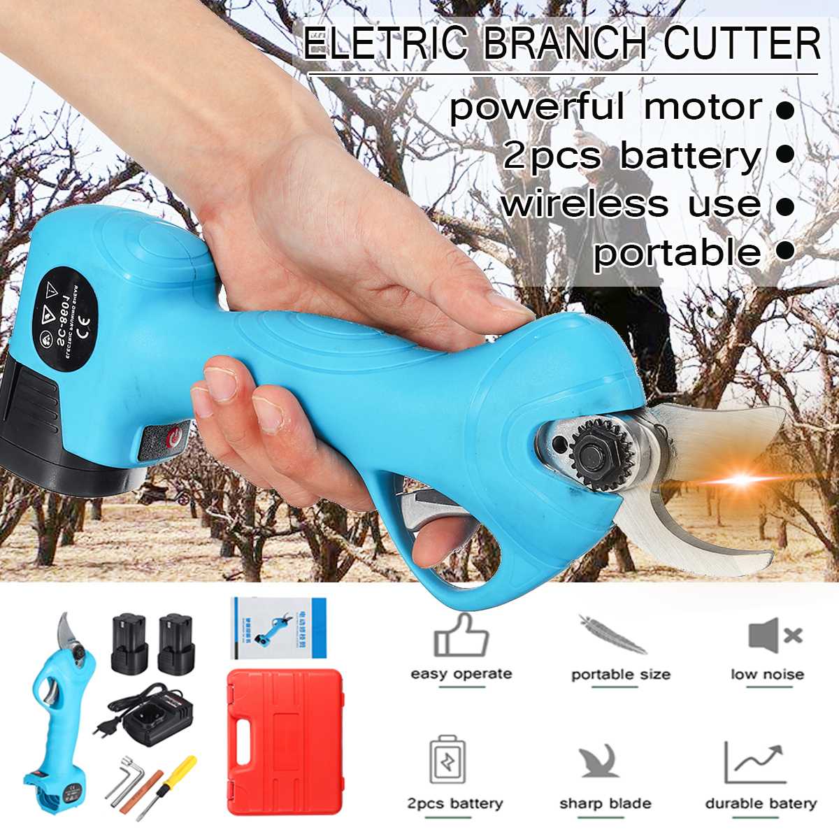 Electric Garden Shears Cordless Cutter - Image 5