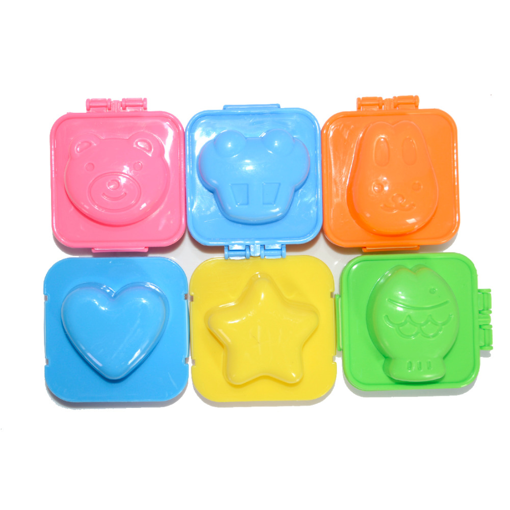6pc 3D Cartoon Food Mold Set - Image 4