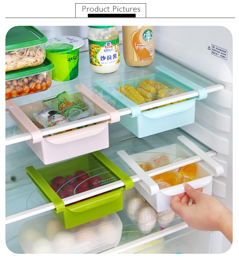 Kitchen Fridge Storage Rack - Image 2