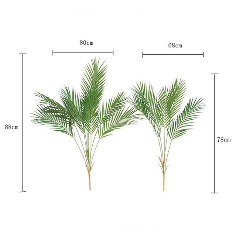 Artificial Palm Leaves Home Decor - Image 2