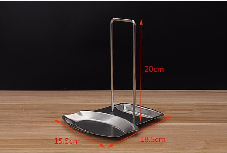 2-in-1 Stainless Steel Pot Lid Holder - Image 3