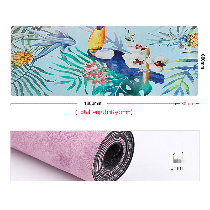 Yoga   Pilates Mat Printed Fitness Mat - Image 4