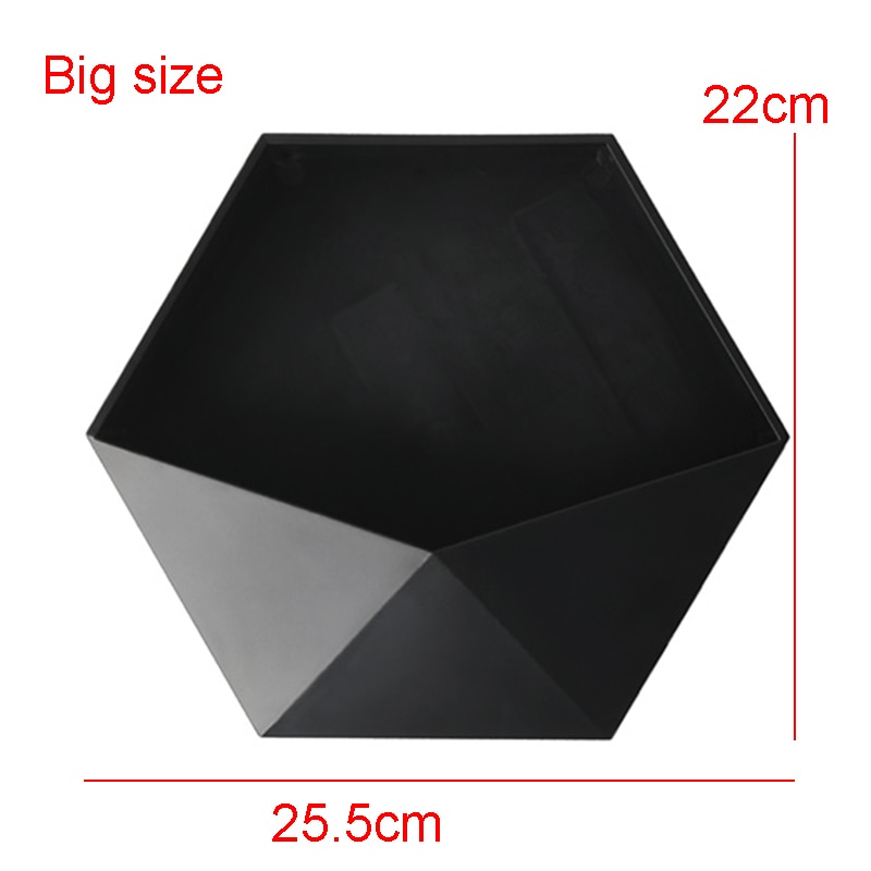 Hexagon Wall Shelf Self-Adhesive Wall Decor - Image 3