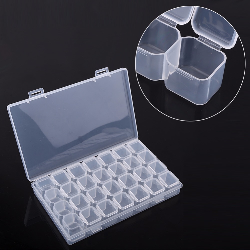 28 Slots Medicine Box Jewelry Organizer - Image 5