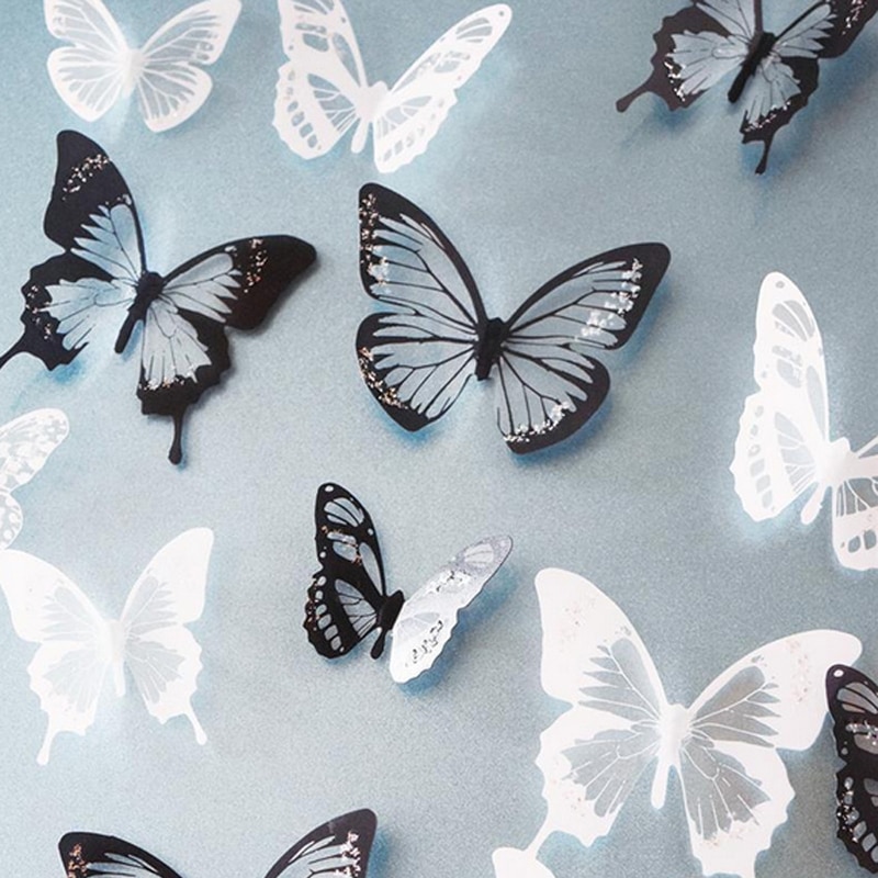3D Butterfly Wall Stickers (18 PCs) - Image 6