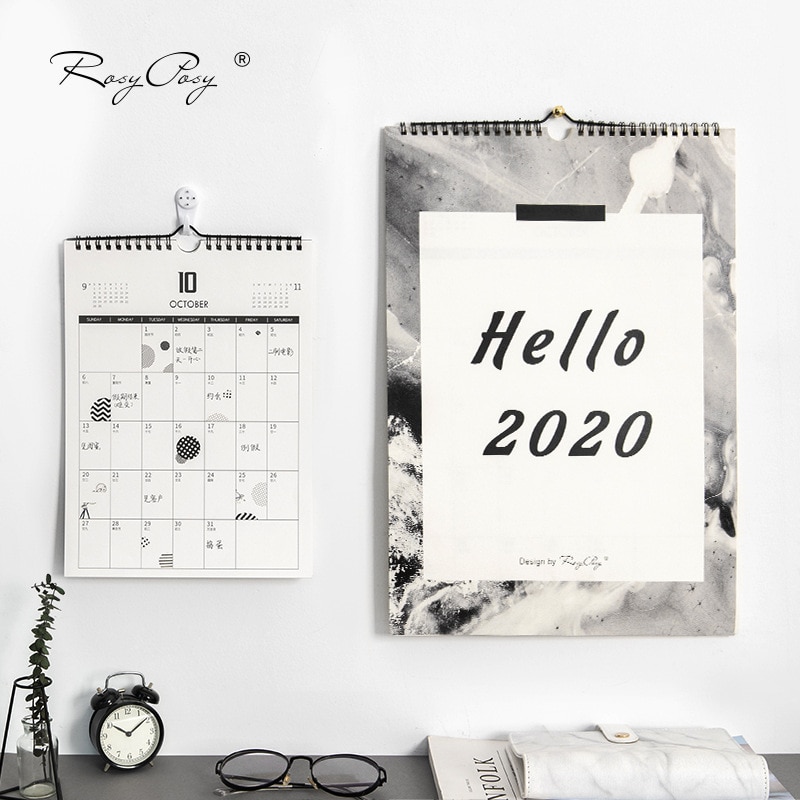 2020 Wall Calendar Daily Notes