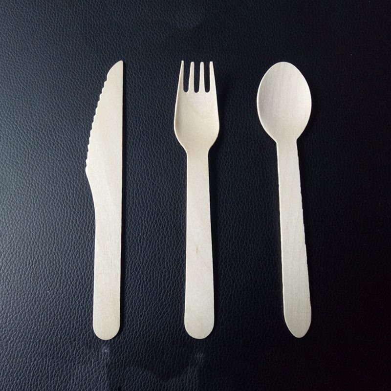 Disposable Wooden Cutlery Set - Image 5