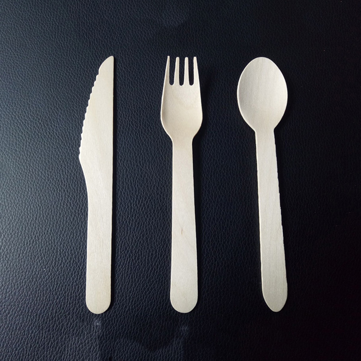 Disposable Wooden Cutlery Set - Image 5