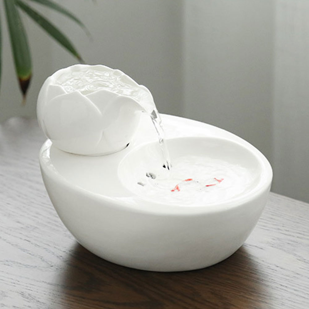 Ceramic Cat Fountain Pet Water Dispenser - Image 6