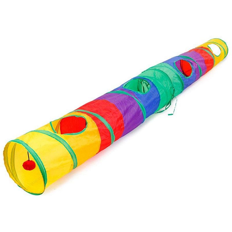 Cat Toy Tunnel Collapsible Play Tunnel - Image 6