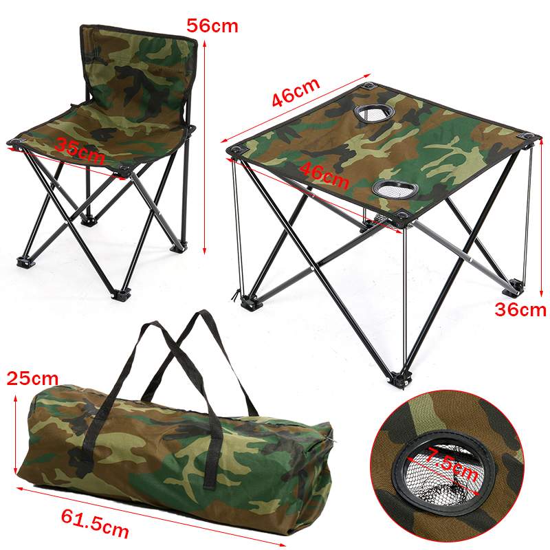 Camping Chairs and Table Set - Image 5