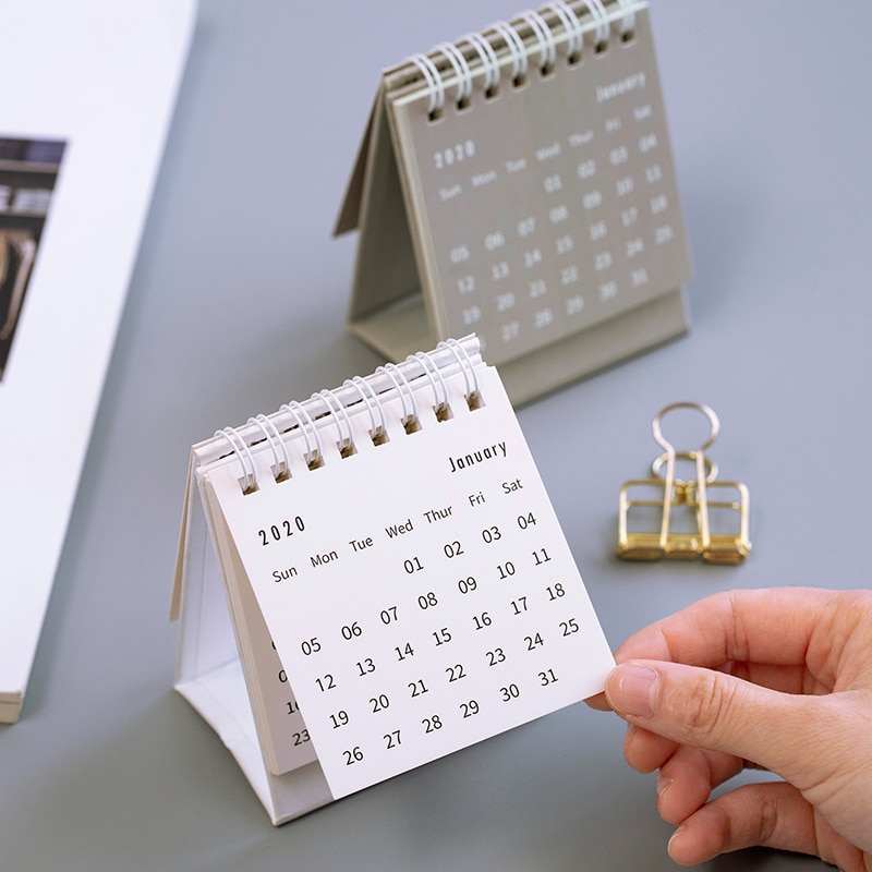 2020 Calendar Simple Table Calendar - Image 3