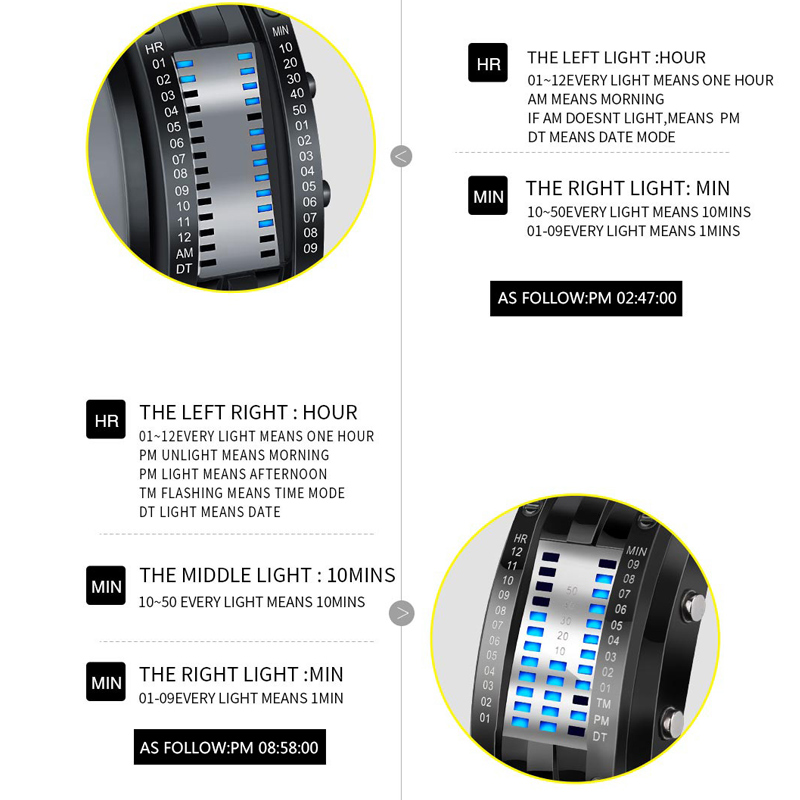 LED Watch Creative Light Timepiece - Image 4