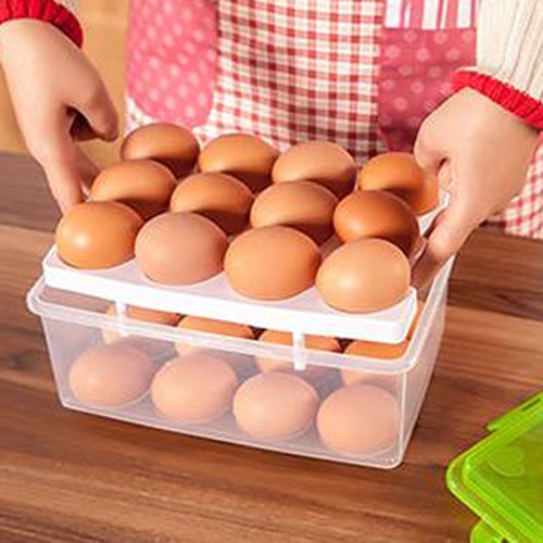 24 Grids Plastic Egg Container - Image 2