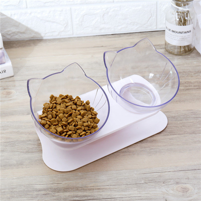Cat Bowls Transparent Feeding Pet Bowl - Image 6