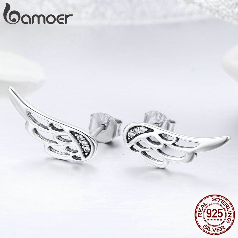 Angel Wing Earrings Ladies Stud Earrings - Image 4