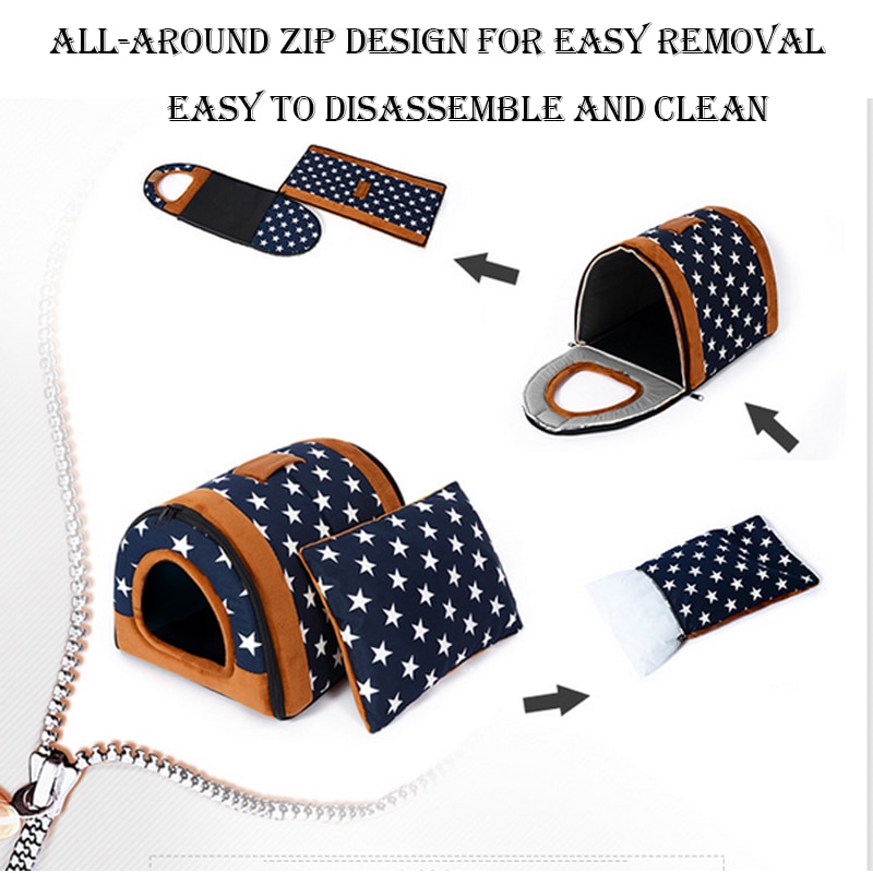Cat Tent Bed Foldable Pet House - Image 5