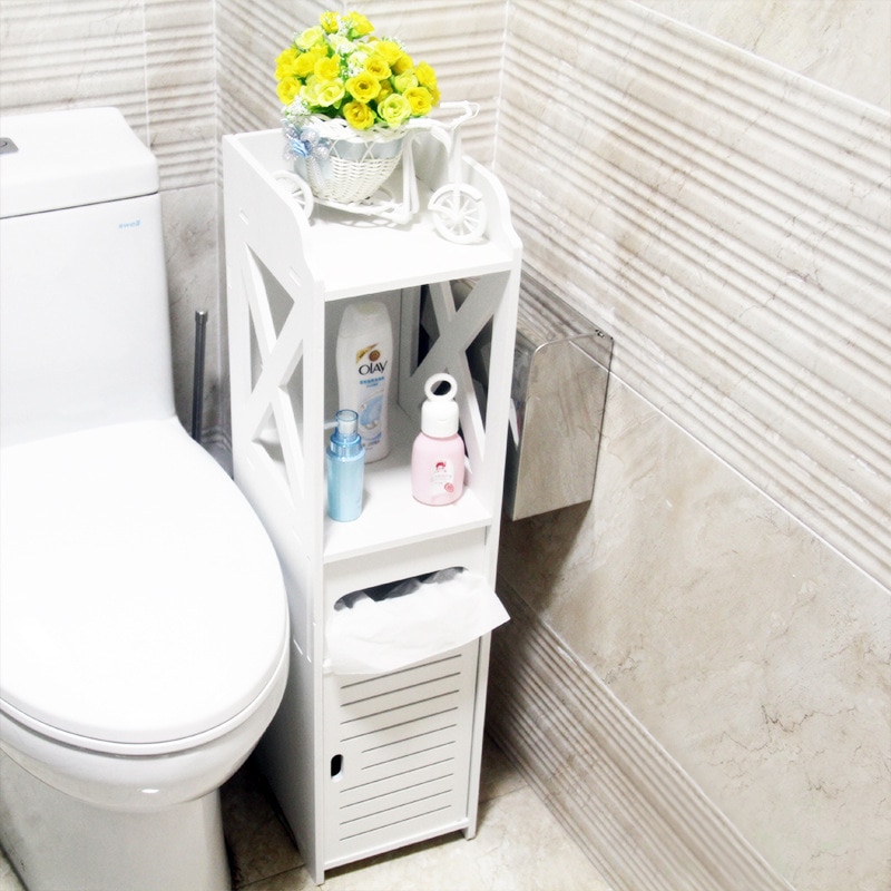 Corner Bathroom Cabinet Storage Organizer - Image 6