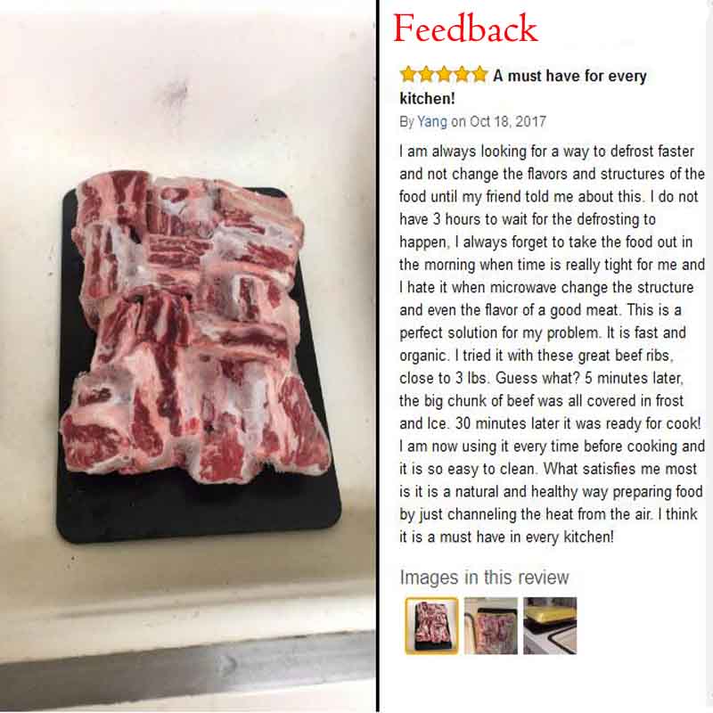 Defrosting Plate Quick Thawing Tray - Image 2