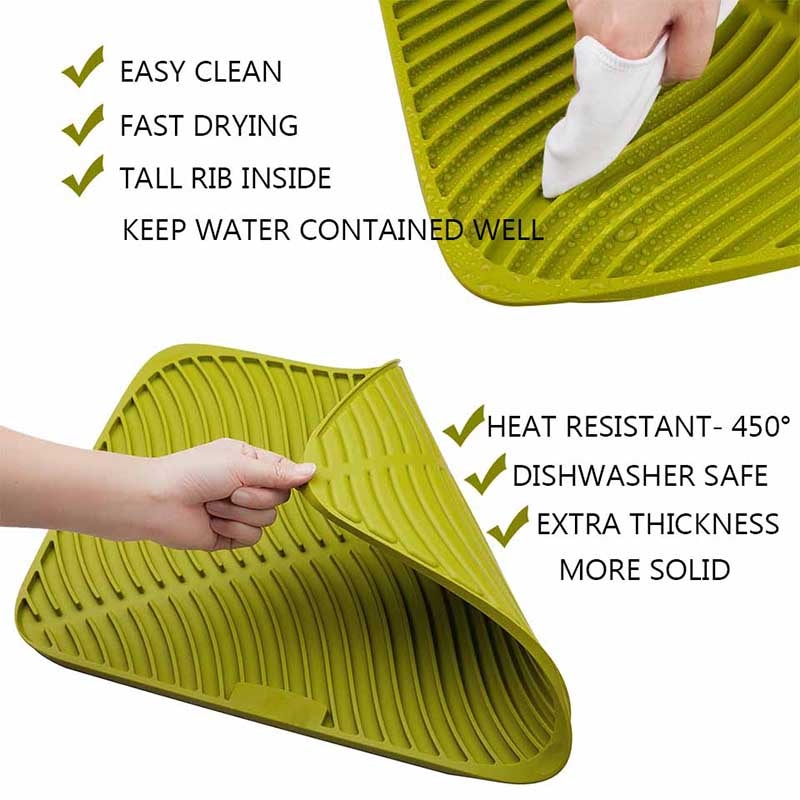 Dish Drying Mat Silicone Counter Mat - Image 3