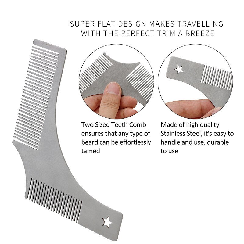 Beard Comb Shaper Shaving Template - Image 4
