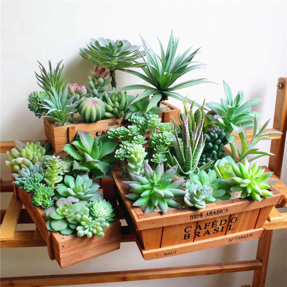 Artificial Succulents Fake Cactus Plants - Image 5