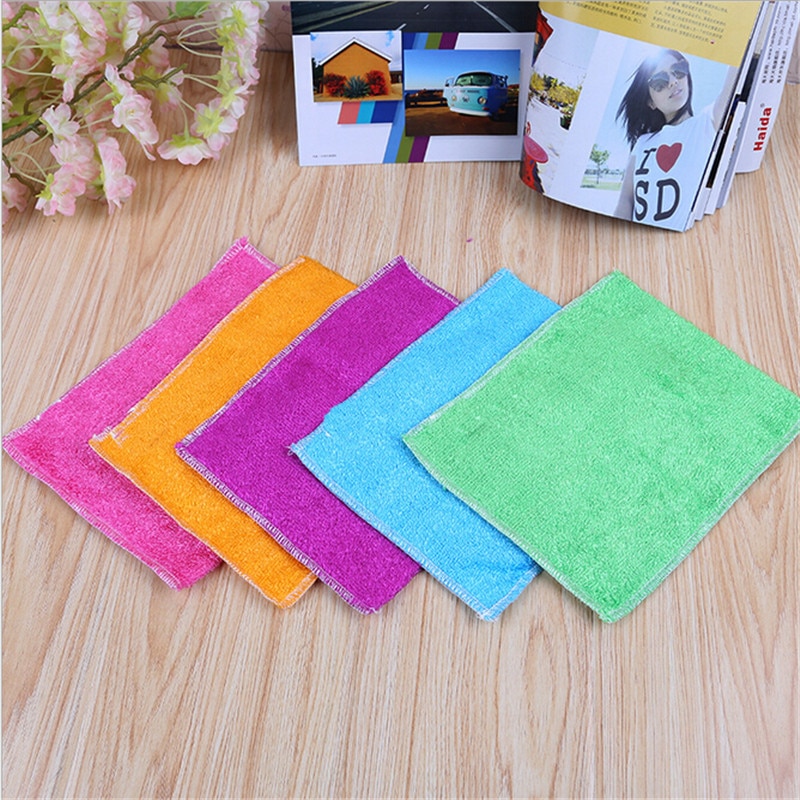 Bamboo Cloth Cleaning Rags (10pcs) - Image 5