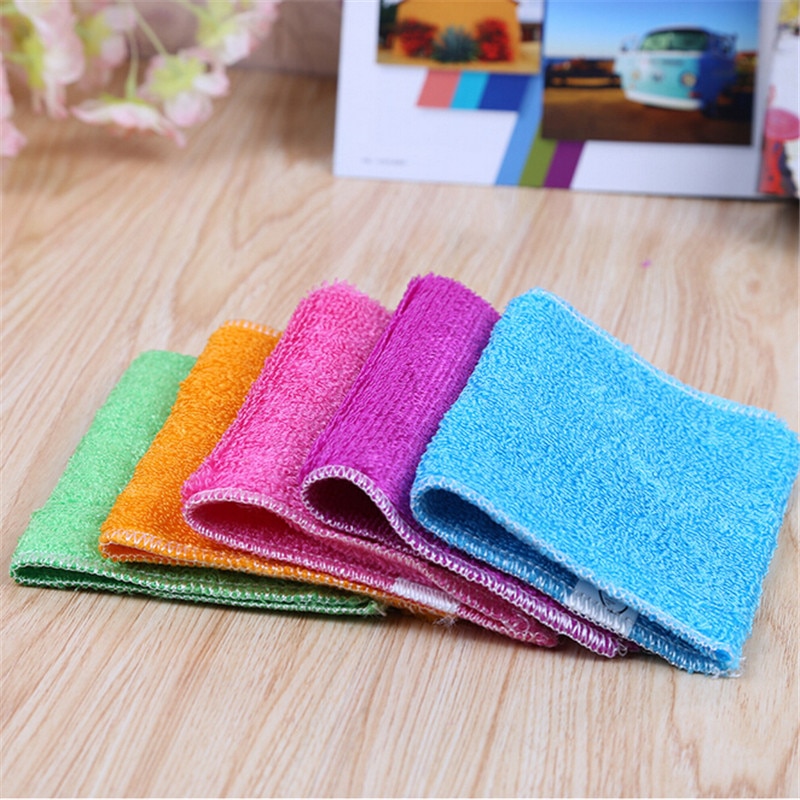 Bamboo Cloth Cleaning Rags (10pcs) - Image 4