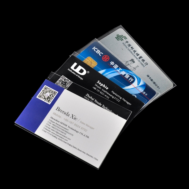 100 Pieces Transparent Card Sleeves - Image 2