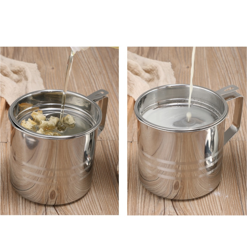 1.2L Stainless Cooking Oil Strainer - Image 6