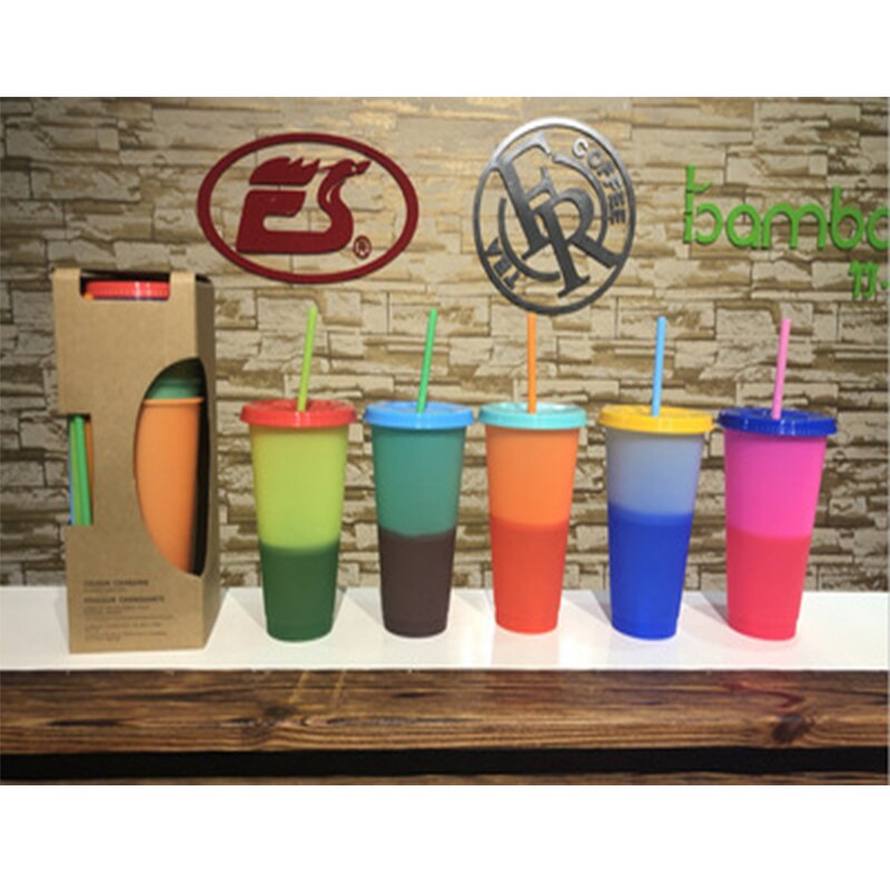 Color Changing Tumblers with Straw (5 pcs) - Image 4