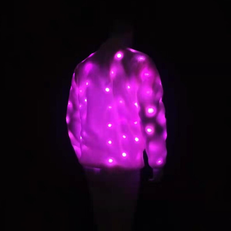 LED Jacket Faux Fur Jacket For Men - Image 4