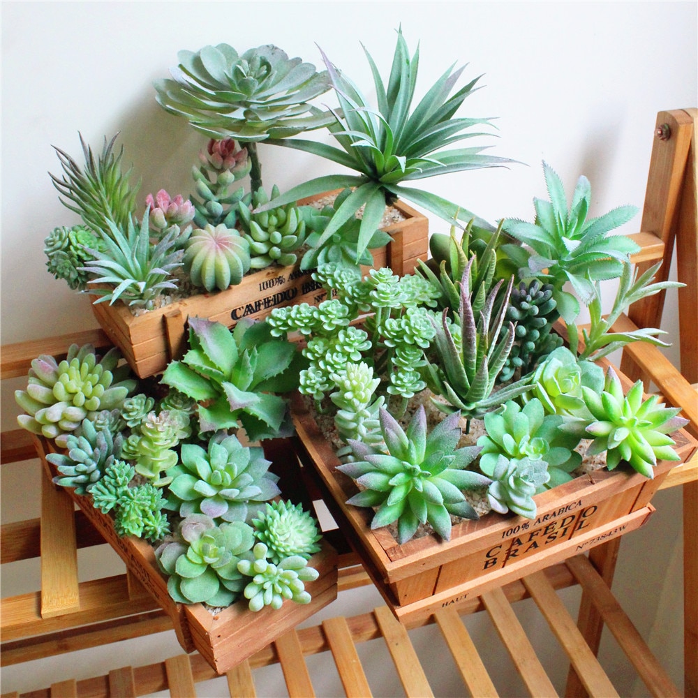 Artificial Succulents Fake Cactus Plants - Image 4