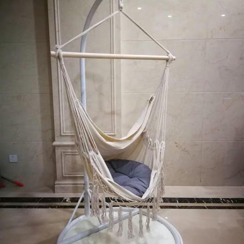 Boho Hanging Chair Rope Hammock - Image 4