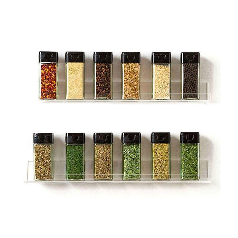 Clear Wall Shelves Acrylic Racks (3pcs) - Image 4