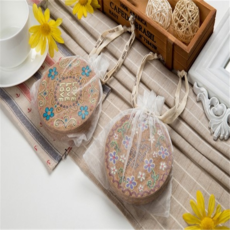 Cork Coasters Drink Holder Mats (4Pcs) - Image 5