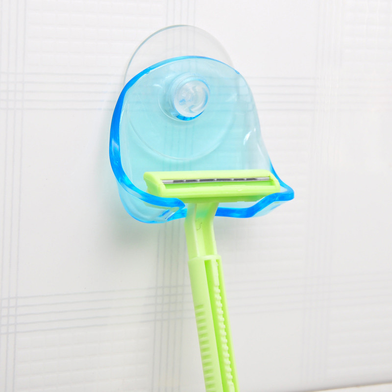 1pc Bathroom Suction Cup Shaver Holder - Image 3