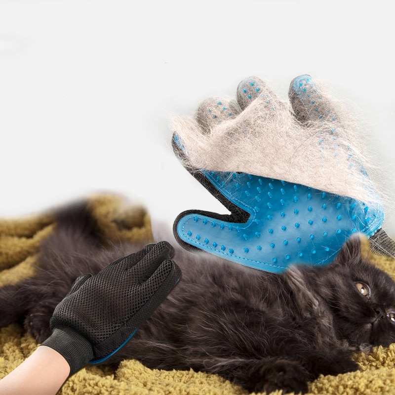 Cat Hair Remover Glove Pet Grooming Glove - Image 5