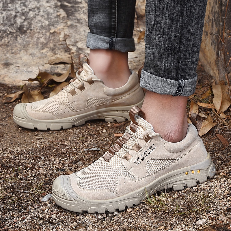 Mesh Sneakers Mens Hiking Shoes