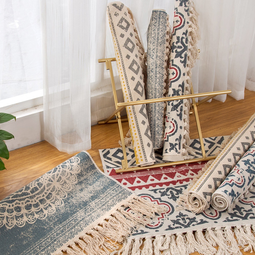 Boho Area Rug Floor Mat Decor - Image 6