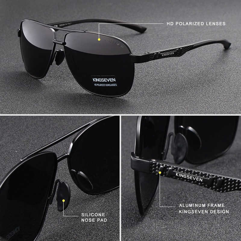 Men Sunglasses Aluminum Polarized - Image 6