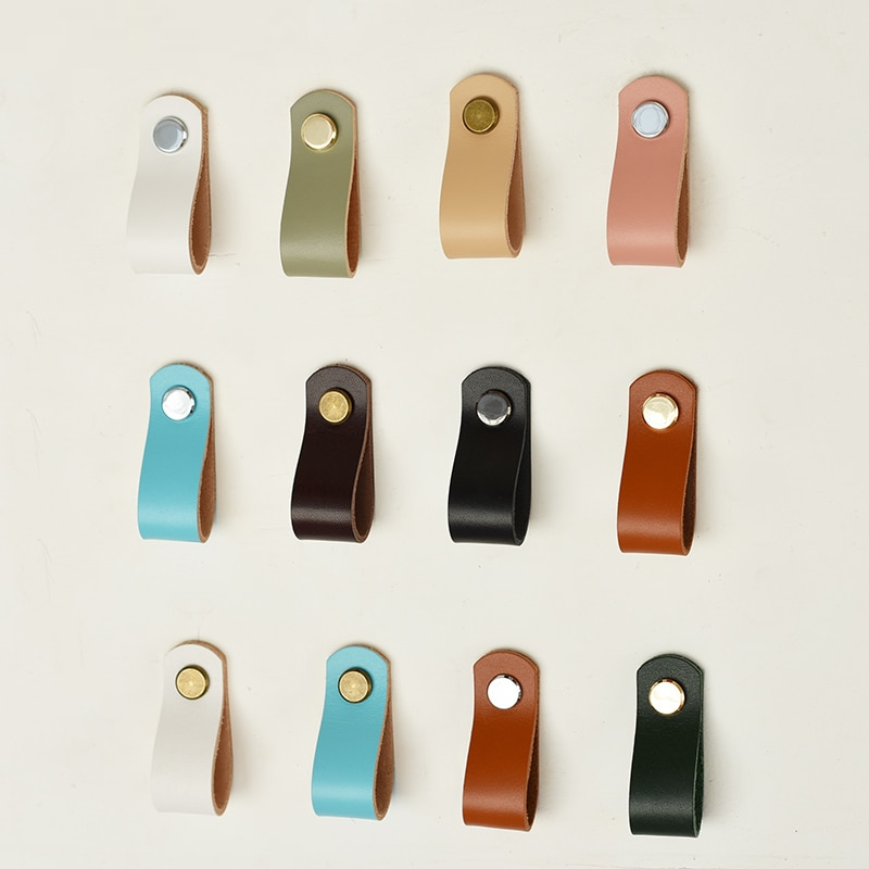 Leather Drawer Pulls Cabinet Handle - Image 6