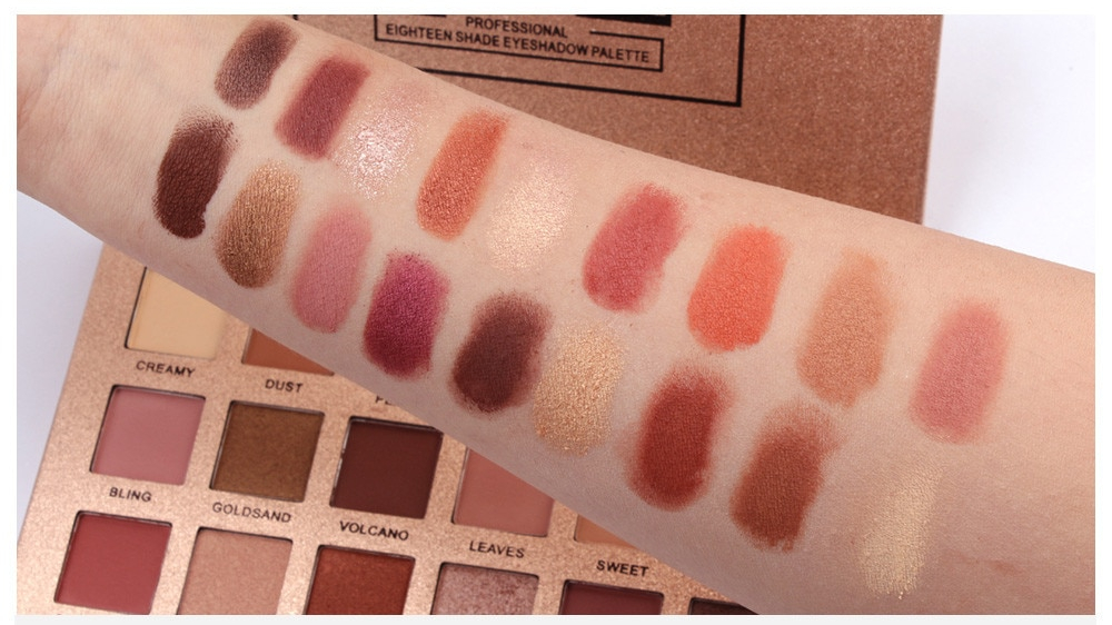 18 Color Shimmer Glitter Eyeshadow - Image 4