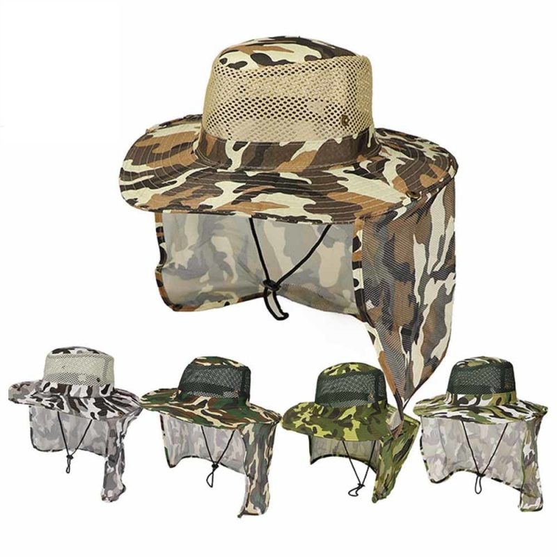 Fishing Hat Outdoor Wide Brim Cap - Image 5