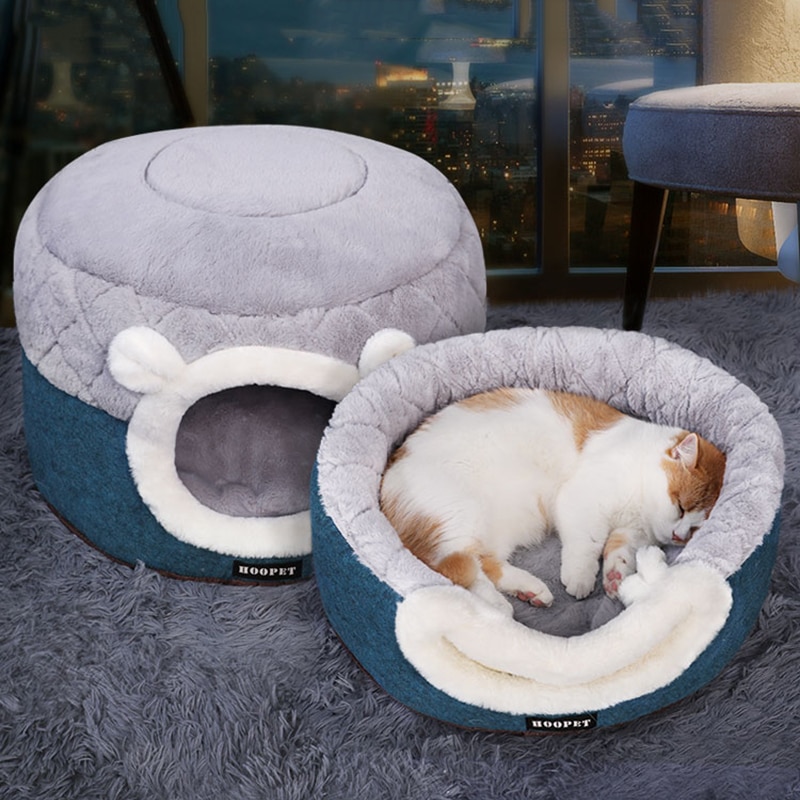 Cat Igloo Bed Pet Sleeping Kennel - Image 6