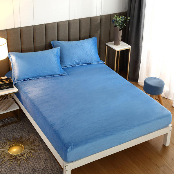 Bed Sheet Cover Flannel Fitted Sheet - Image 2