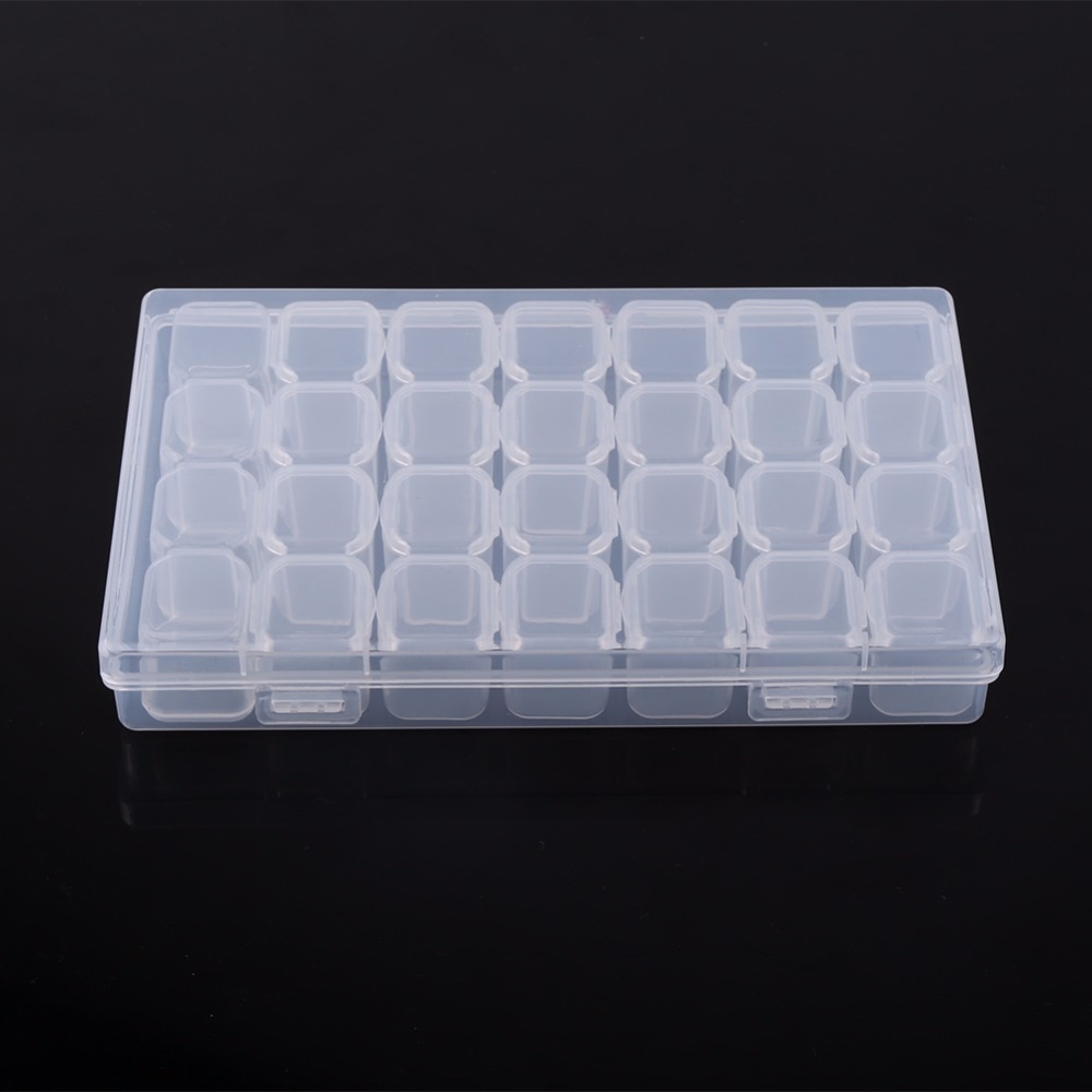 28 Slots Medicine Box Jewelry Organizer - Image 2
