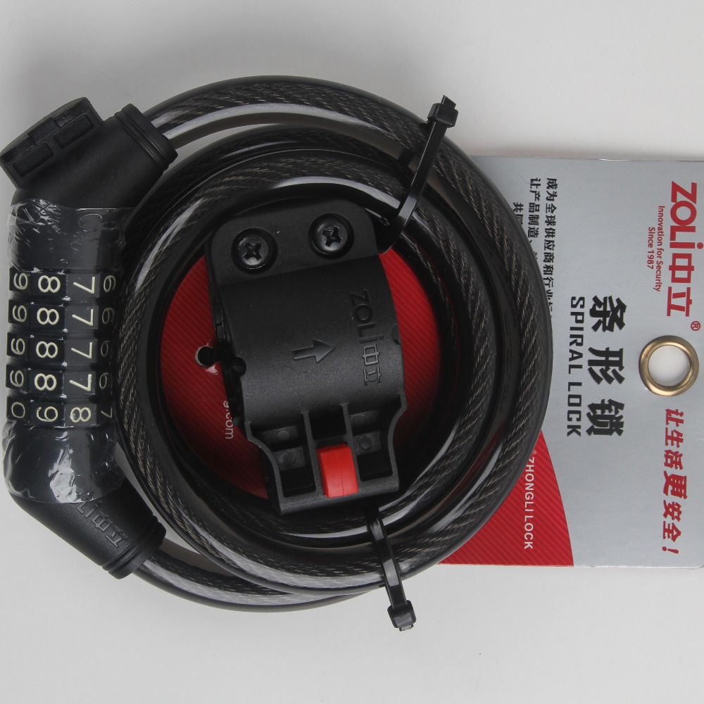 Bike Cable Lock 5-Digit Code - Image 4